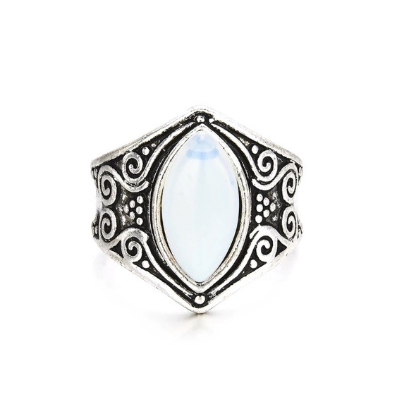 NEW!💙💎OPALITE! BEAUTIFUL! BOHEMIAN! 6.5 RING💎💙 - Picture 3 of 8